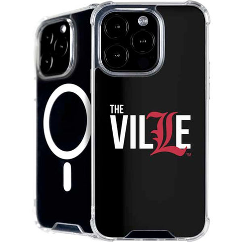 University of Louisville Black Background iPhone 16 Pro MagSafe Case